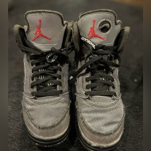 Nike x-off white kids Jordan 5 Retro SP grade school size 3.5